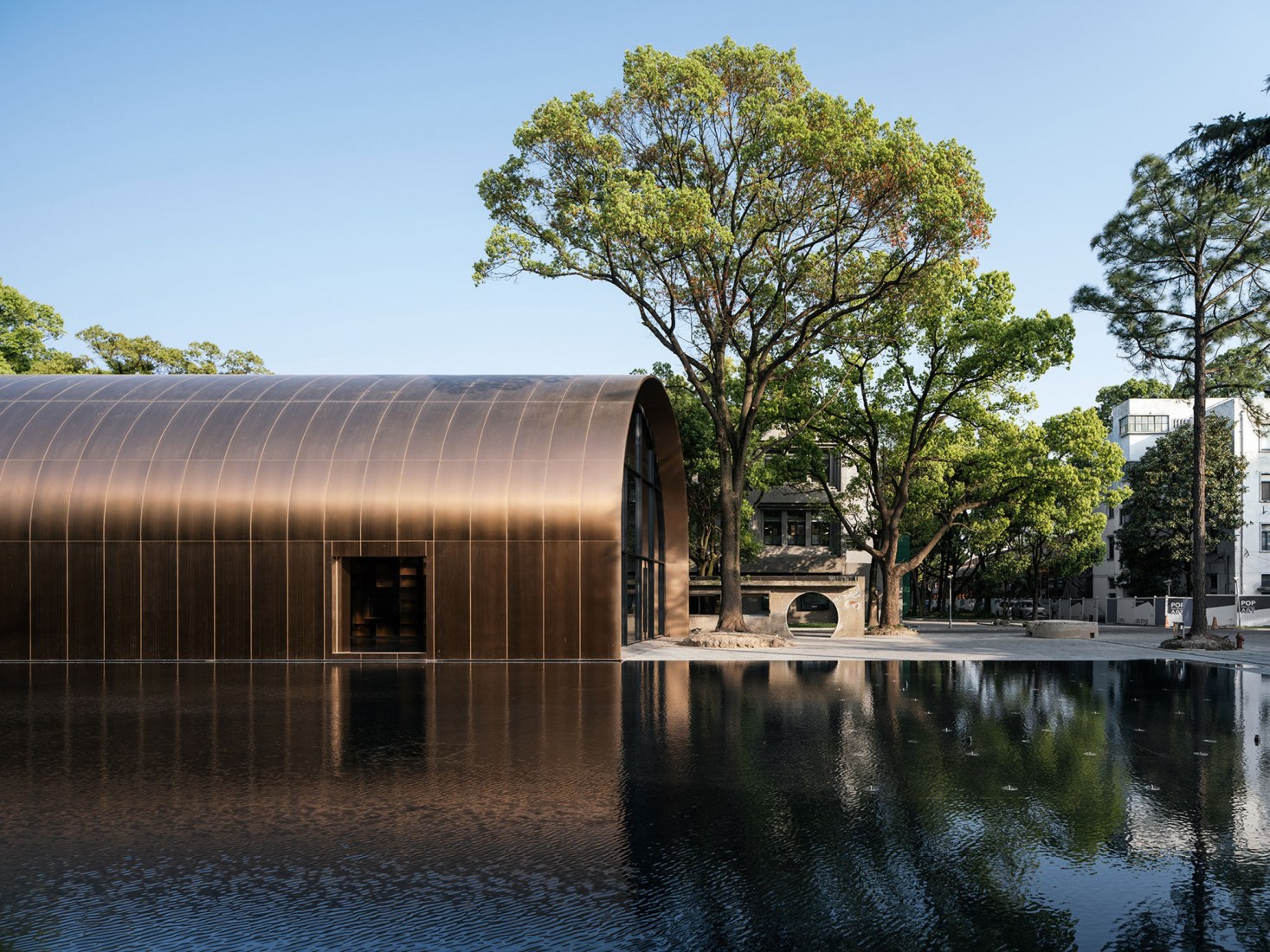 «Copper Blockhouse» por Wutopia Lab. Fotografía por CreatAR Images.