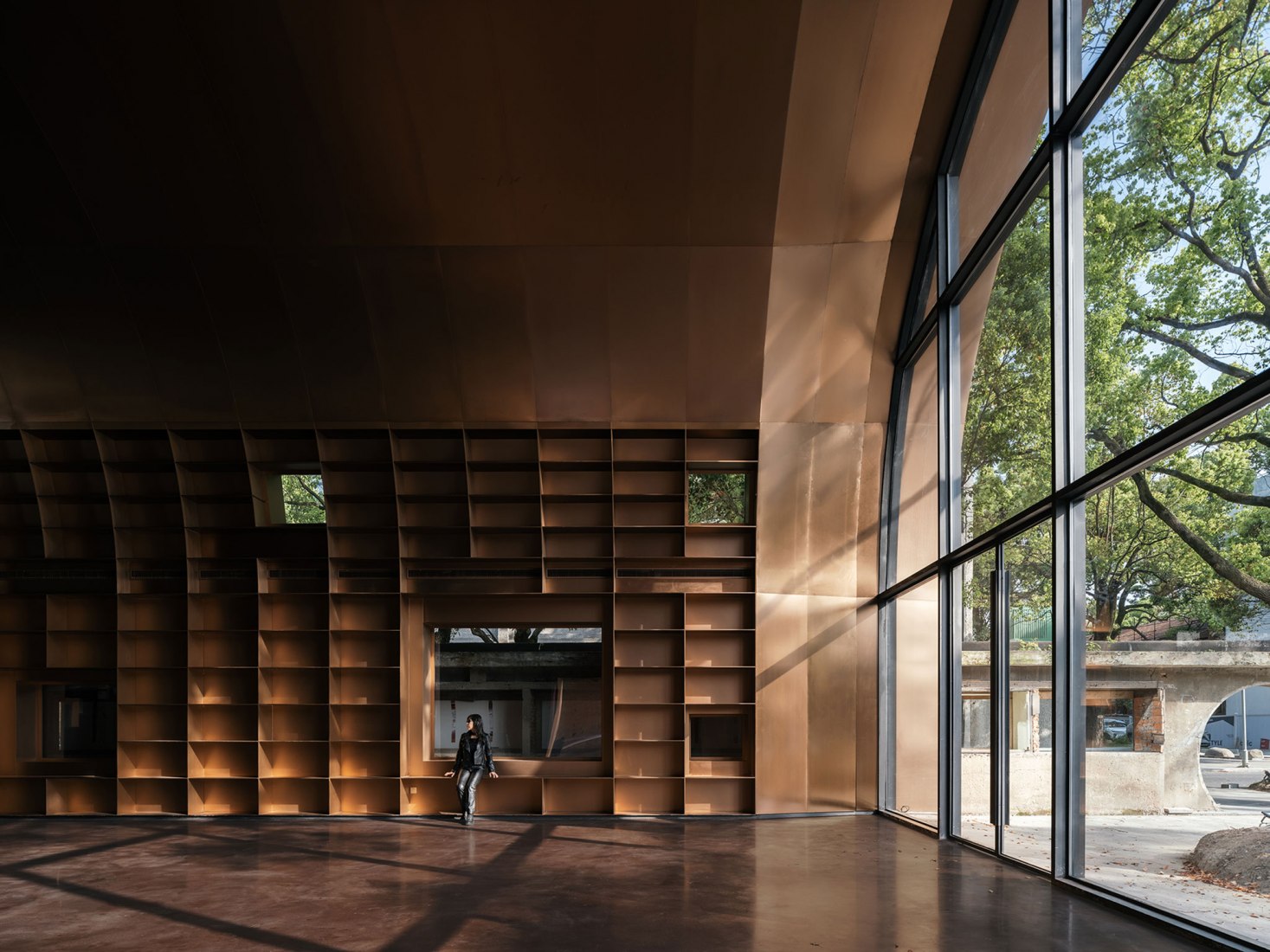 «Copper Blockhouse» por Wutopia Lab. Fotografía por CreatAR Images.
