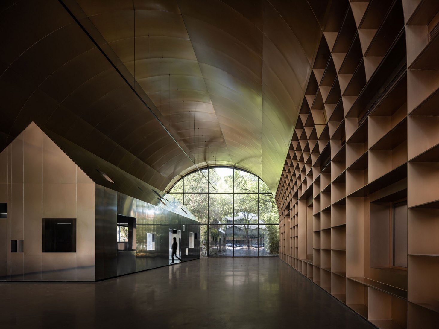 «Copper Blockhouse» por Wutopia Lab. Fotografía por CreatAR Images.