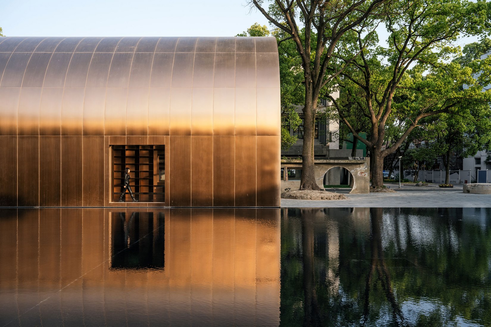 «Copper Blockhouse» por Wutopia Lab. Fotografía por CreatAR Images.