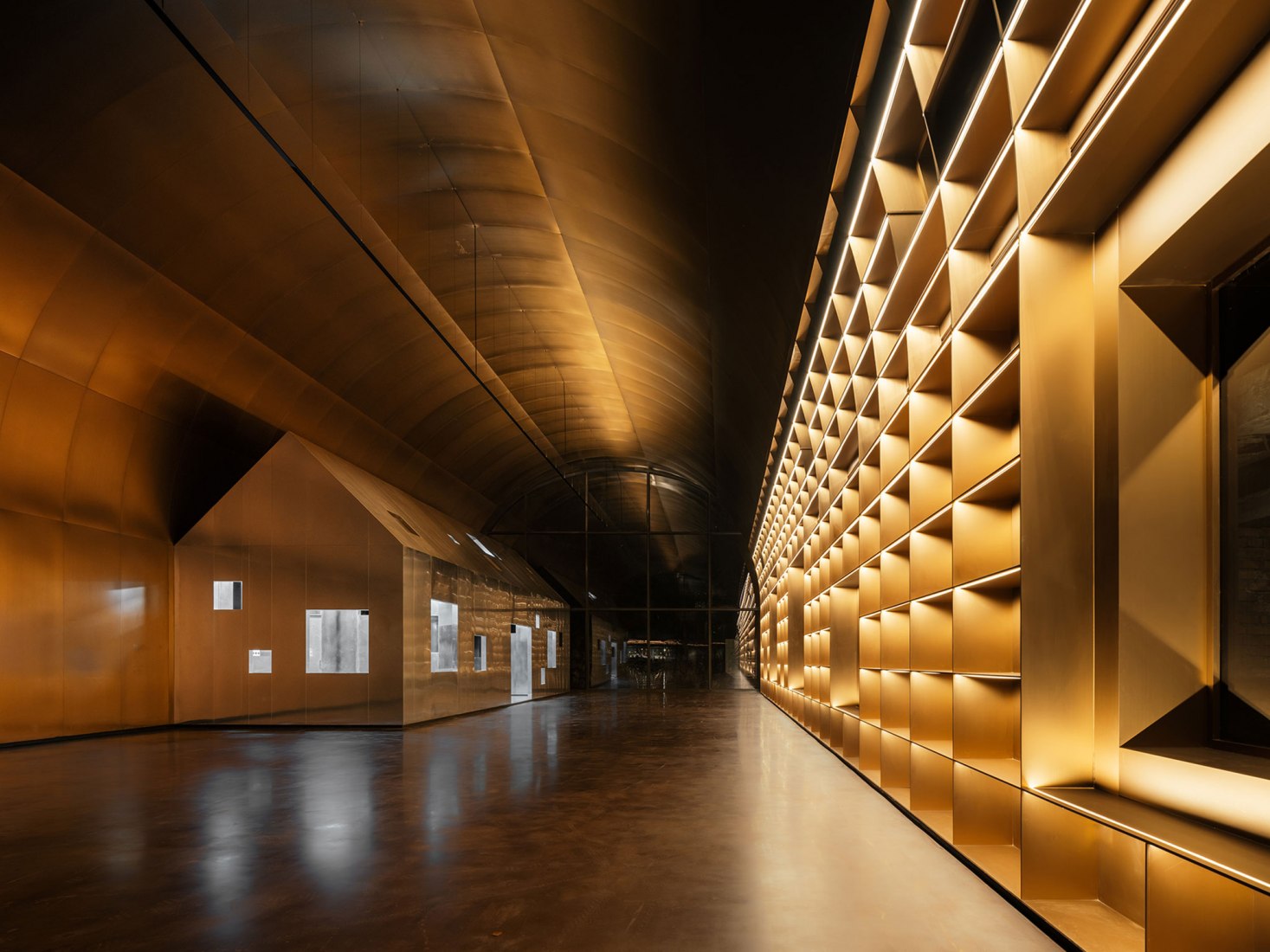 «Copper Blockhouse» por Wutopia Lab. Fotografía por CreatAR Images.