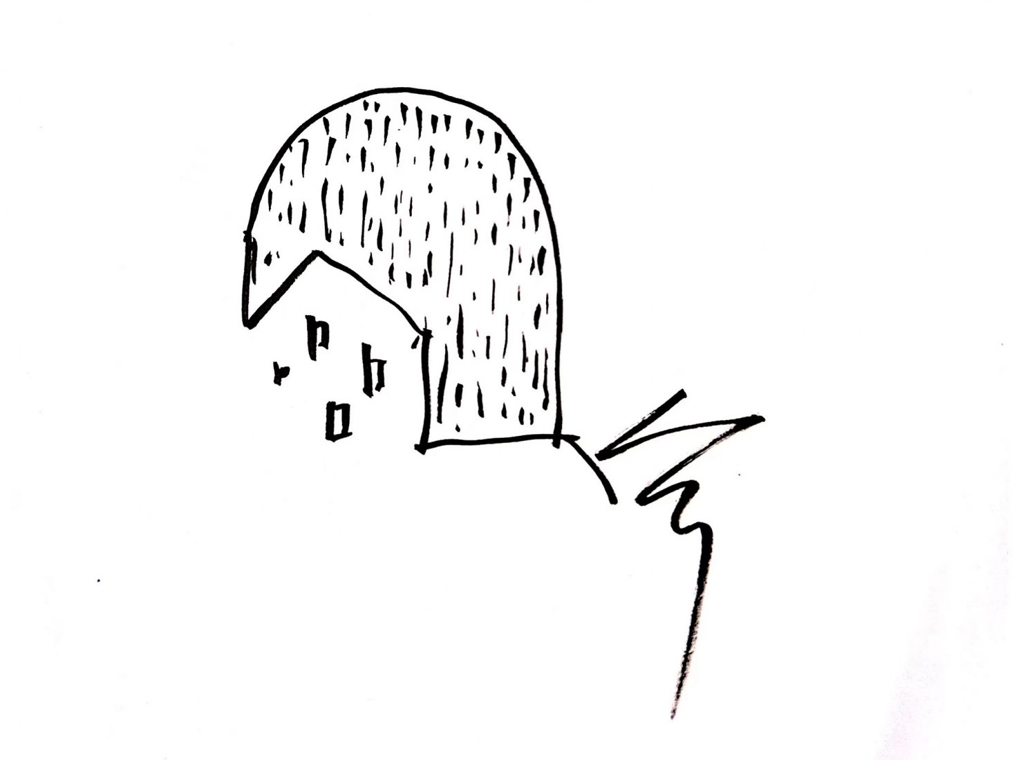 Croquis. «Copper Blockhouse» por Wutopia Lab.