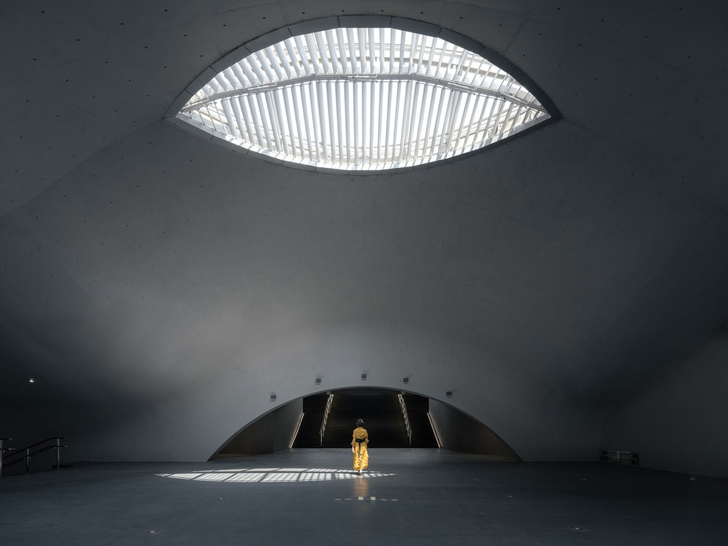 Deep Time Palace. El Ojo del Museo por Wutopia Lab. Fotografía por CreatAR Images.