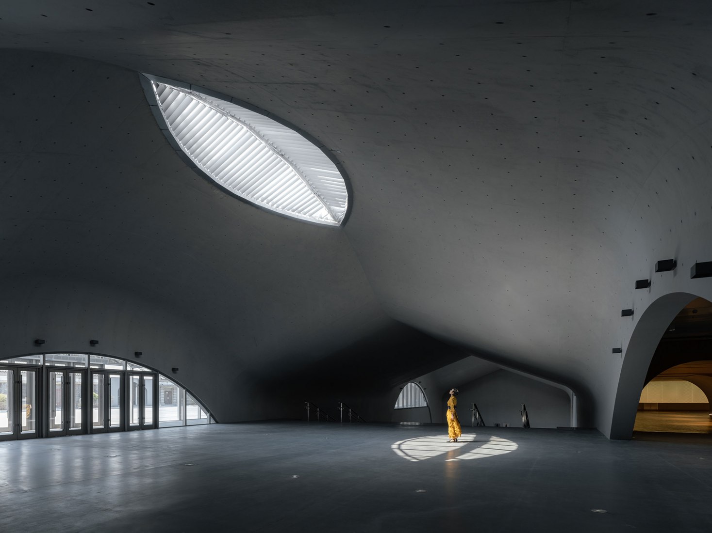 Deep Time Palace. El Ojo del Museo por Wutopia Lab. Fotografía por CreatAR Images.