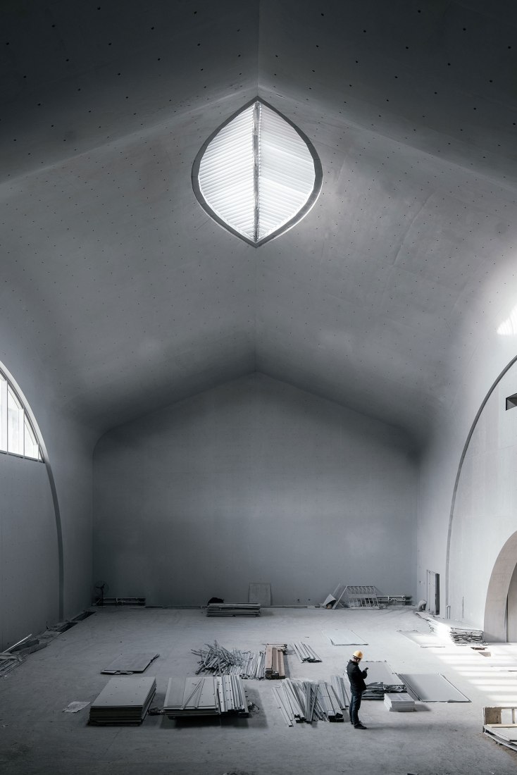 Deep Time Palace. El Ojo del Museo por Wutopia Lab. Fotografía por CreatAR Images.