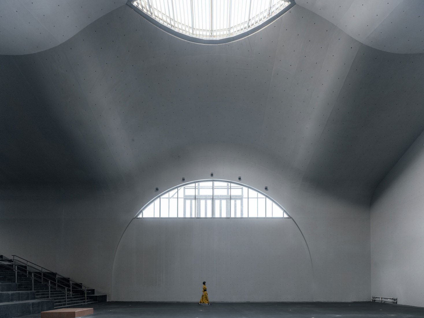 Deep Time Palace. El Ojo del Museo por Wutopia Lab. Fotografía por CreatAR Images.