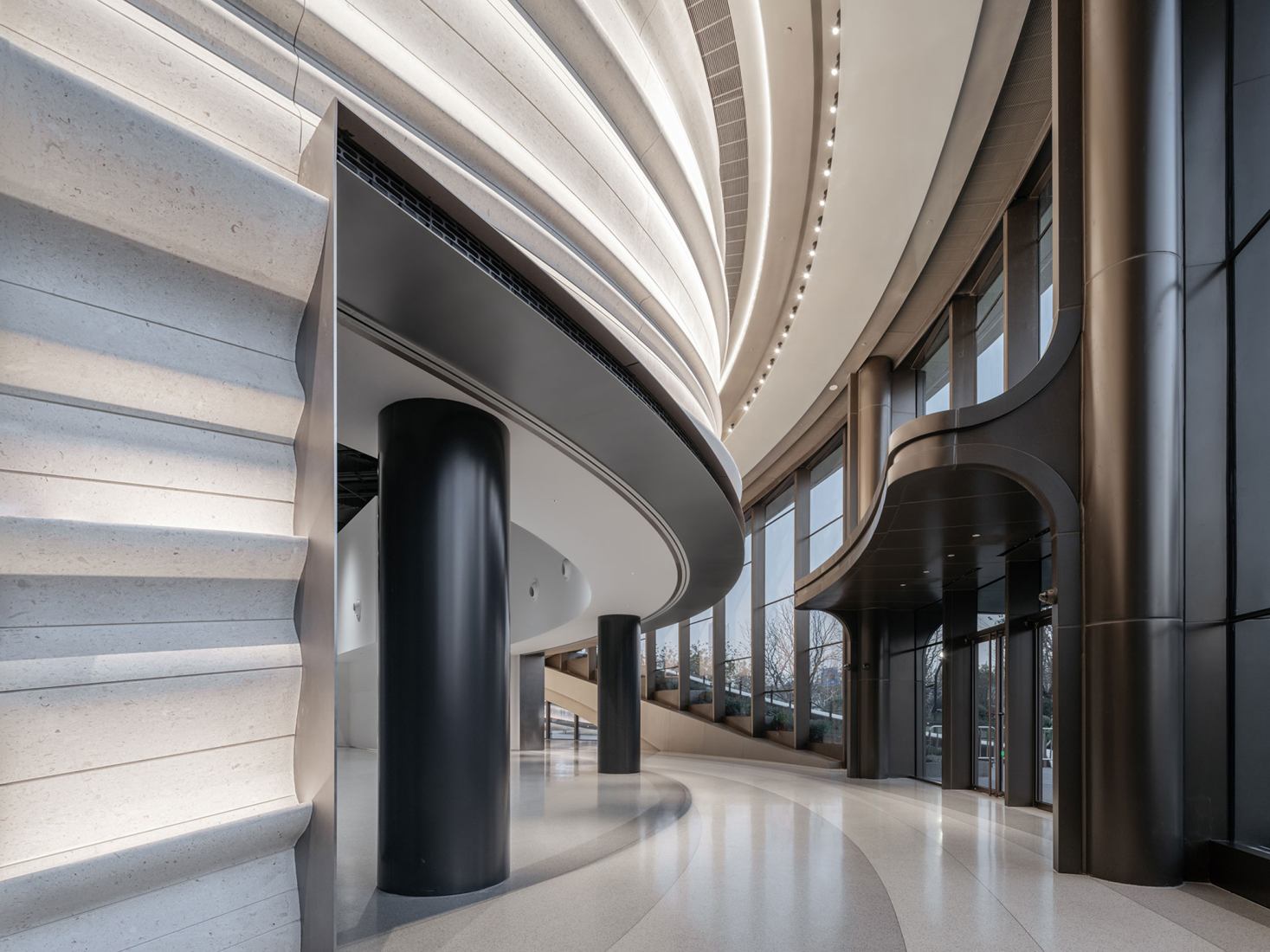 West Bund Orbit por Wutopia Lab. Fotografía por CreatAR Images.