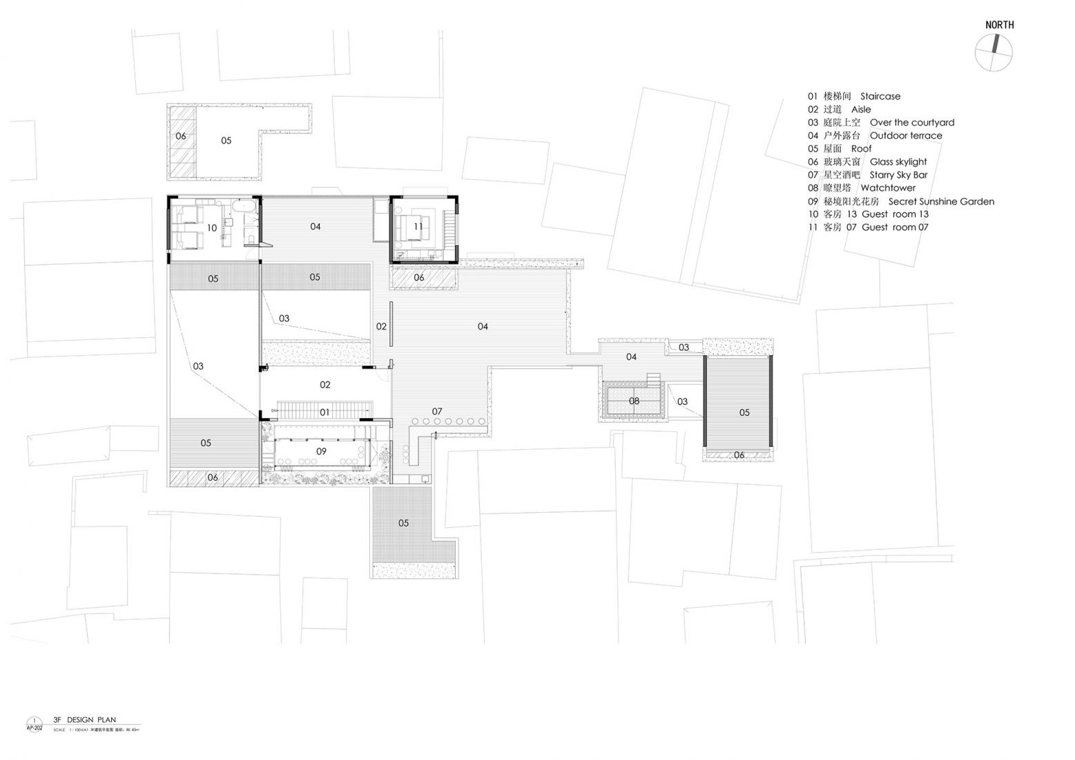 Second floor. Yiyun · Bishan Hotel by y.ad studio.