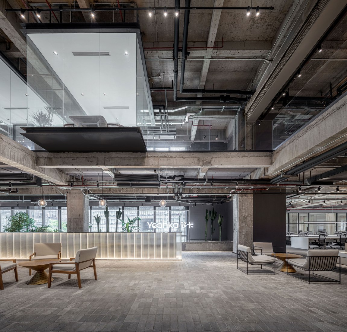 Shenzhen Yeahka C4 Office Design por JSPA Design. Fotografía por Shengliang Su.