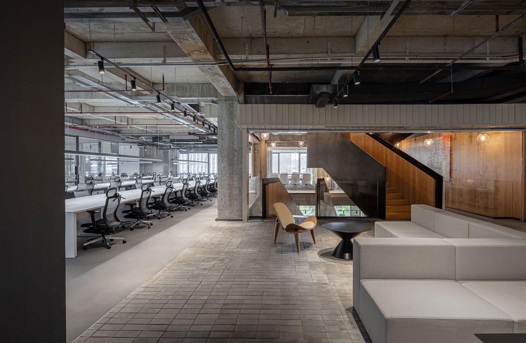 Shenzhen Yeahka C4 Office Design por JSPA Design. Fotografía por Shengliang Su.