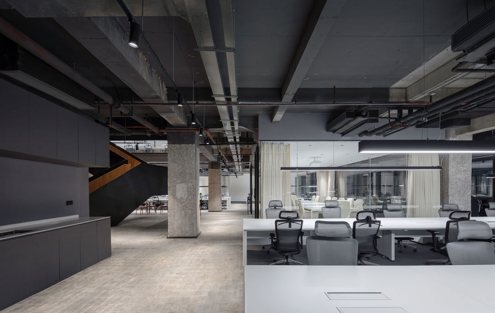 Shenzhen Yeahka C4 Office Design por JSPA Design. Fotografía por Shengliang Su.