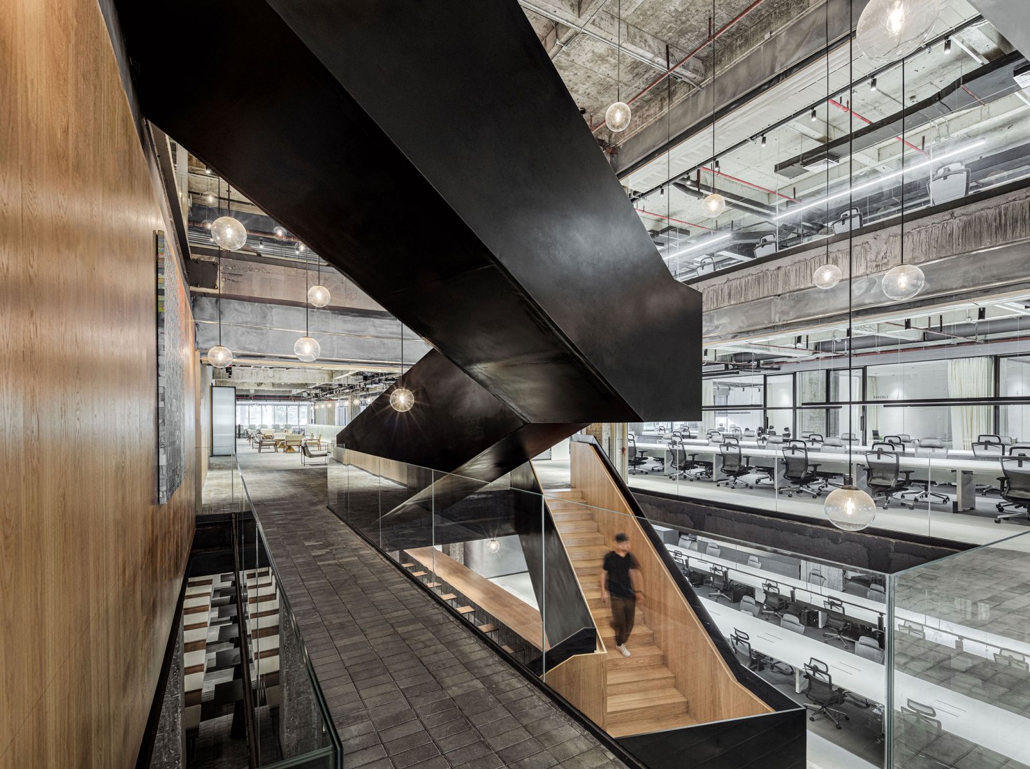Shenzhen Yeahka C4 Office Design por JSPA Design. Fotografía por Shengliang Su.