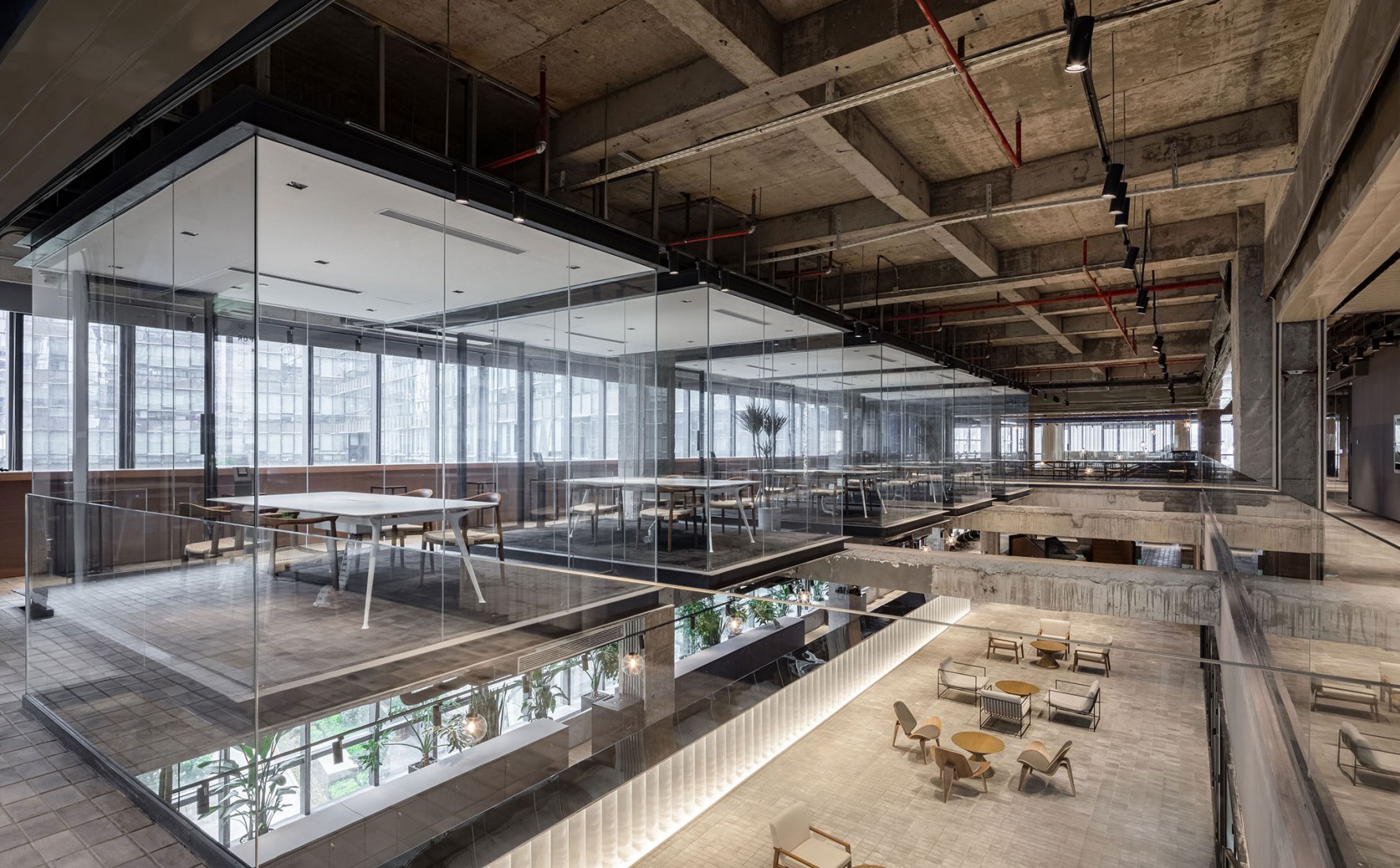 Shenzhen Yeahka C4 Office Design por JSPA Design. Fotografía por Shengliang Su.
