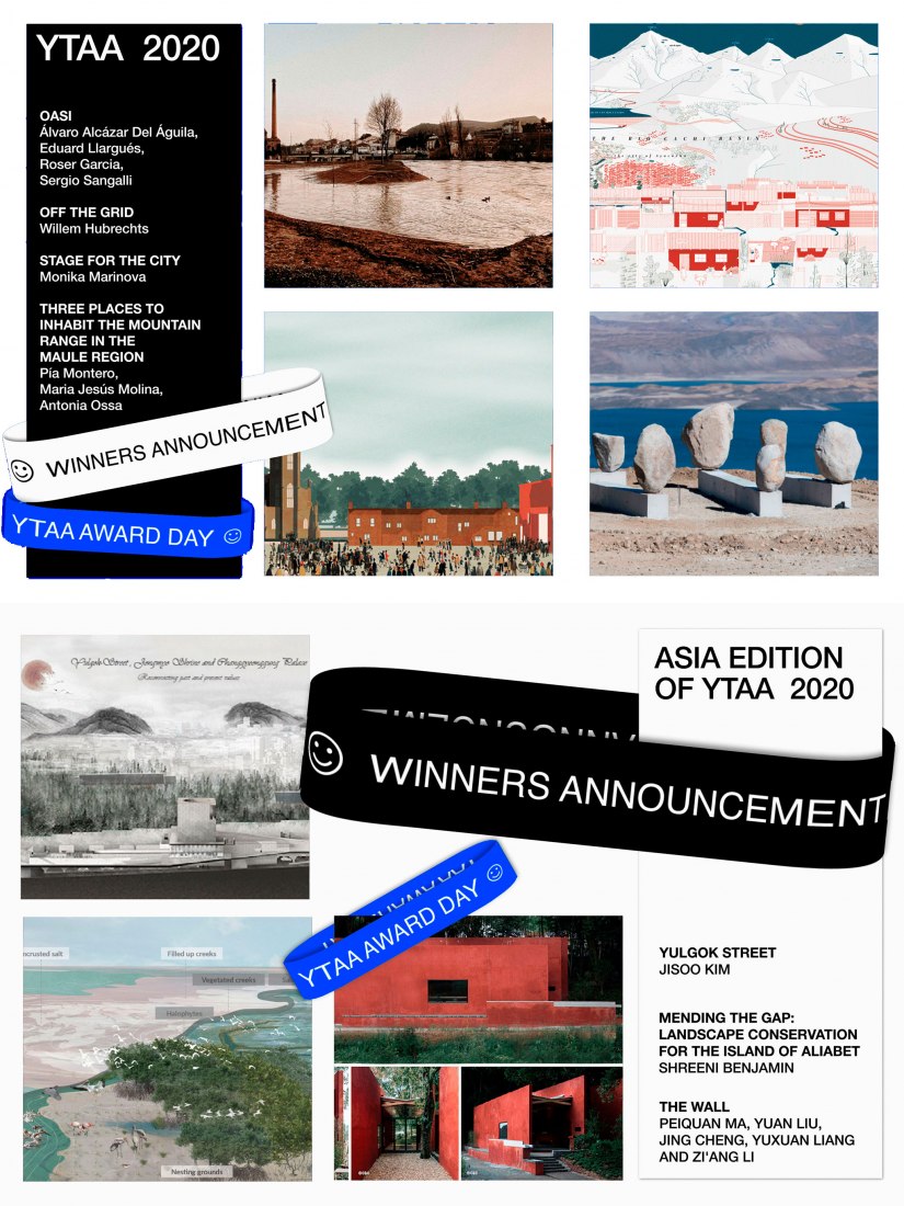Ganadores del Young Talent Architecture Award 2020. Imagen cortesía de YTAA 2020 