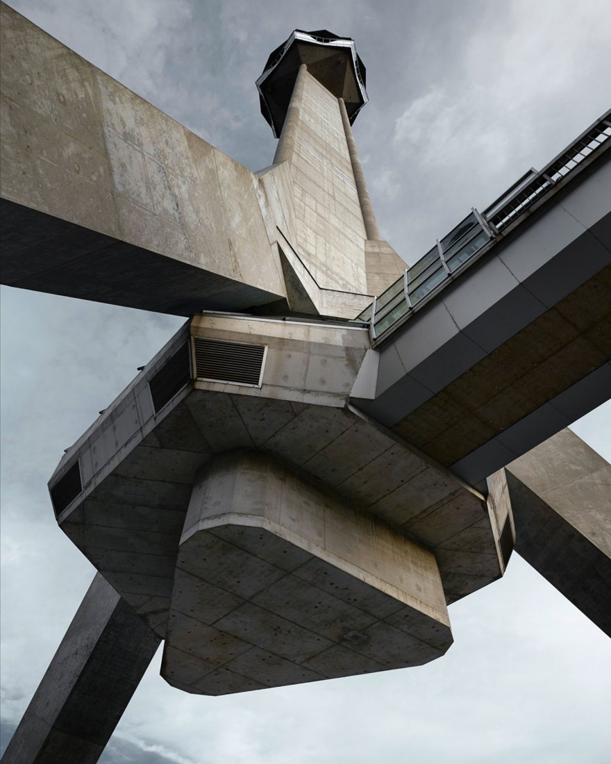 Uglješa Bogunović, Slobodan Janjić, and Milan Krstić. Avala TV Tower. 1960–65 (destroyed in 1999 and rebuilt in 2010). Mount Avala, near Belgrade, Serbia. Exterior view. Photo: Valentin Jeck, commissioned by The Museum of Modern Art, 2016. Courtesy of MoMA