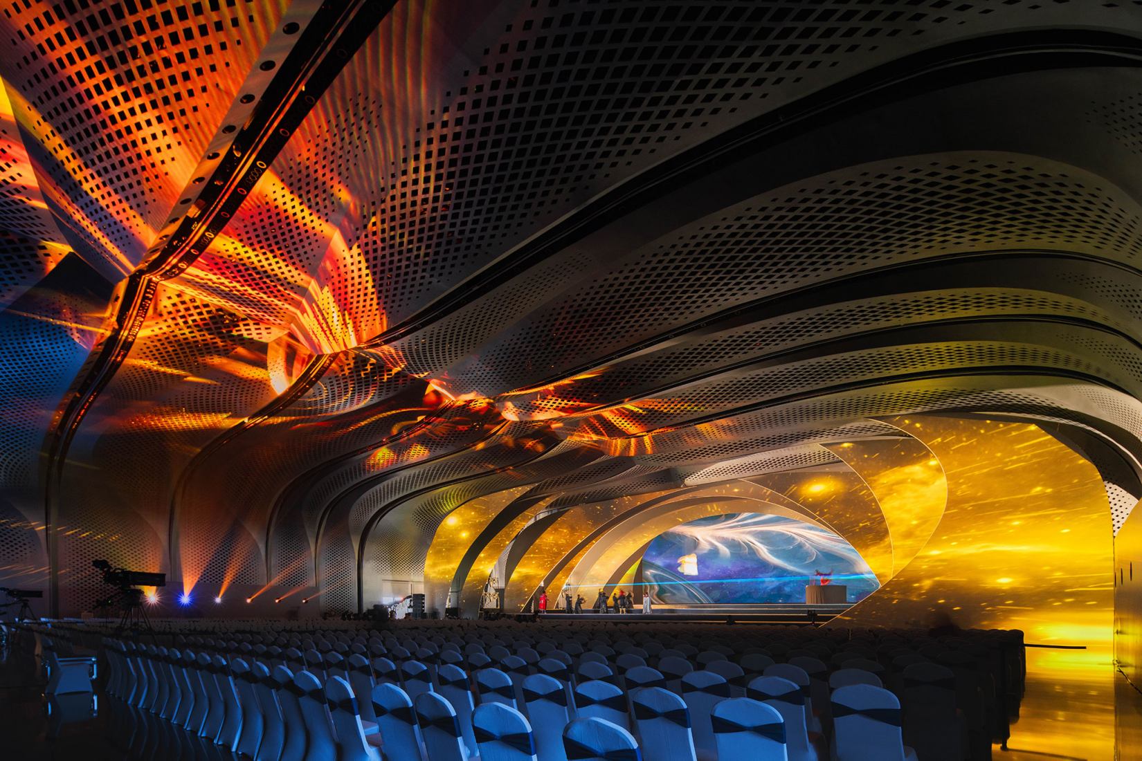 Museo de ciencia ficción Chengdu por Zaha Hadid Architects. Fotografía por Arch-Exist.