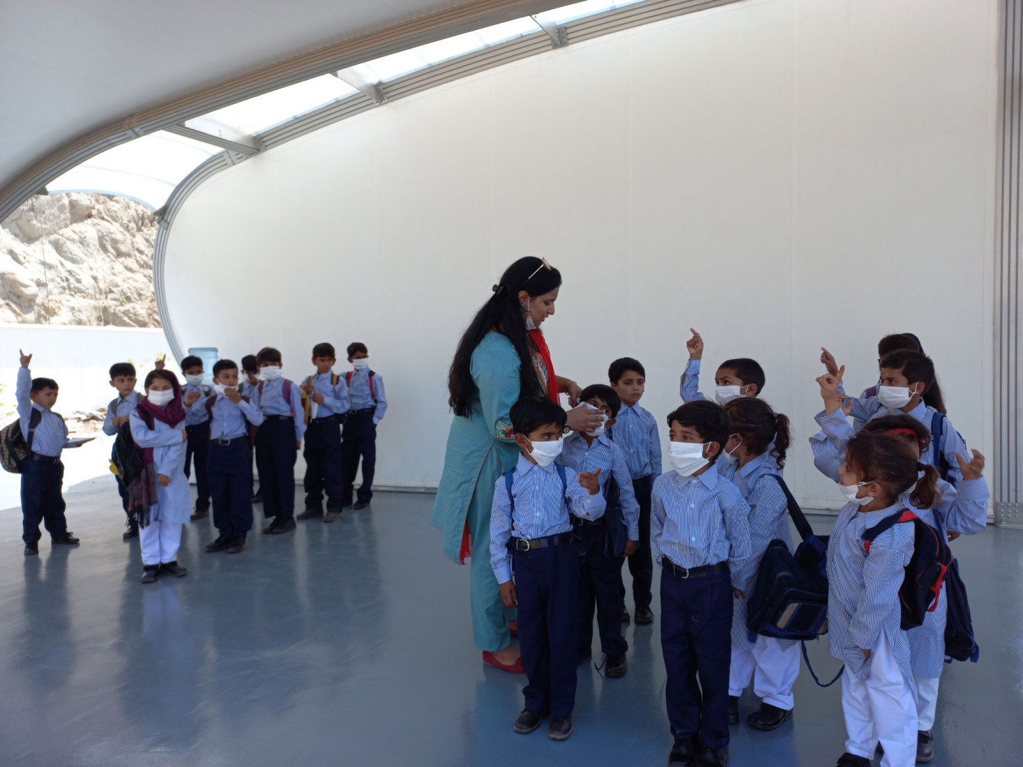 Pakistan. EAA Foundation Tents by Zaha Hadid Architects. Photograph by EEA