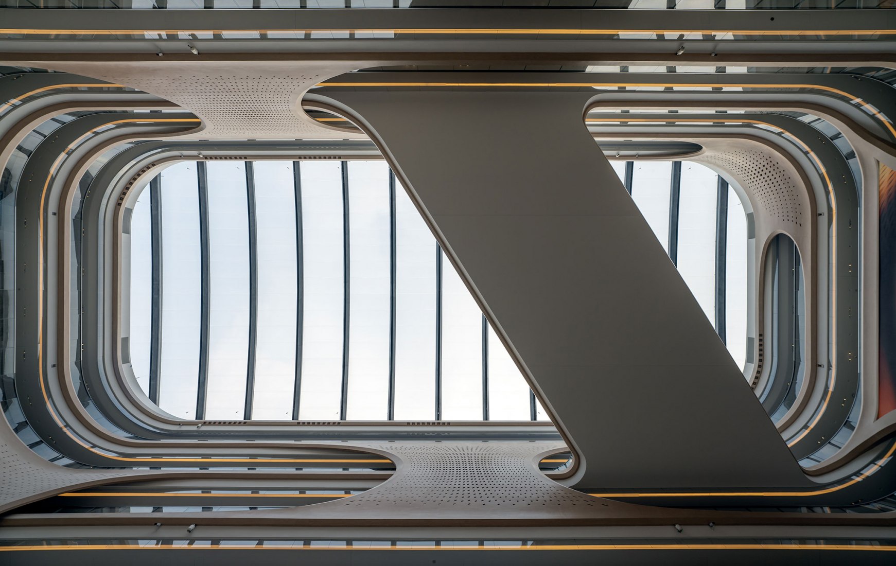 Infinitus Plaza by Zaha Hadid Architects. Photograph by Felix Amiss.