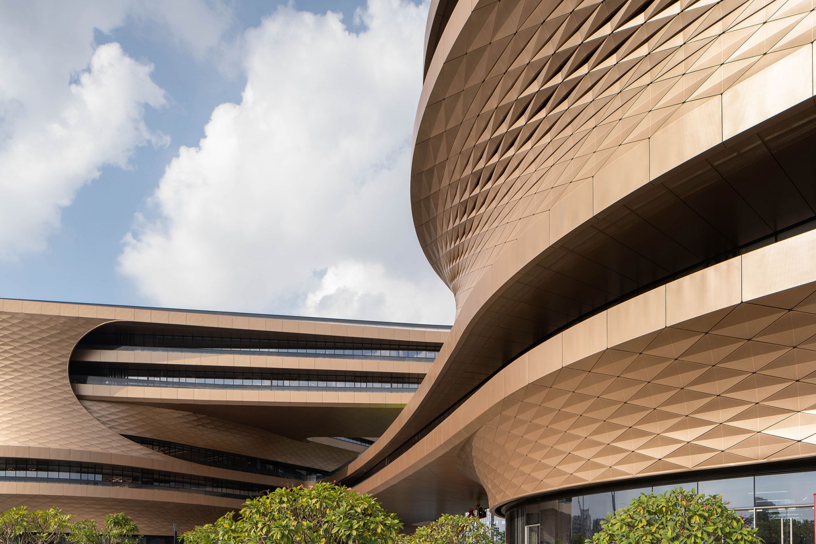 Infinitus Plaza by Zaha Hadid Architects. Photograph by Felix Amiss.