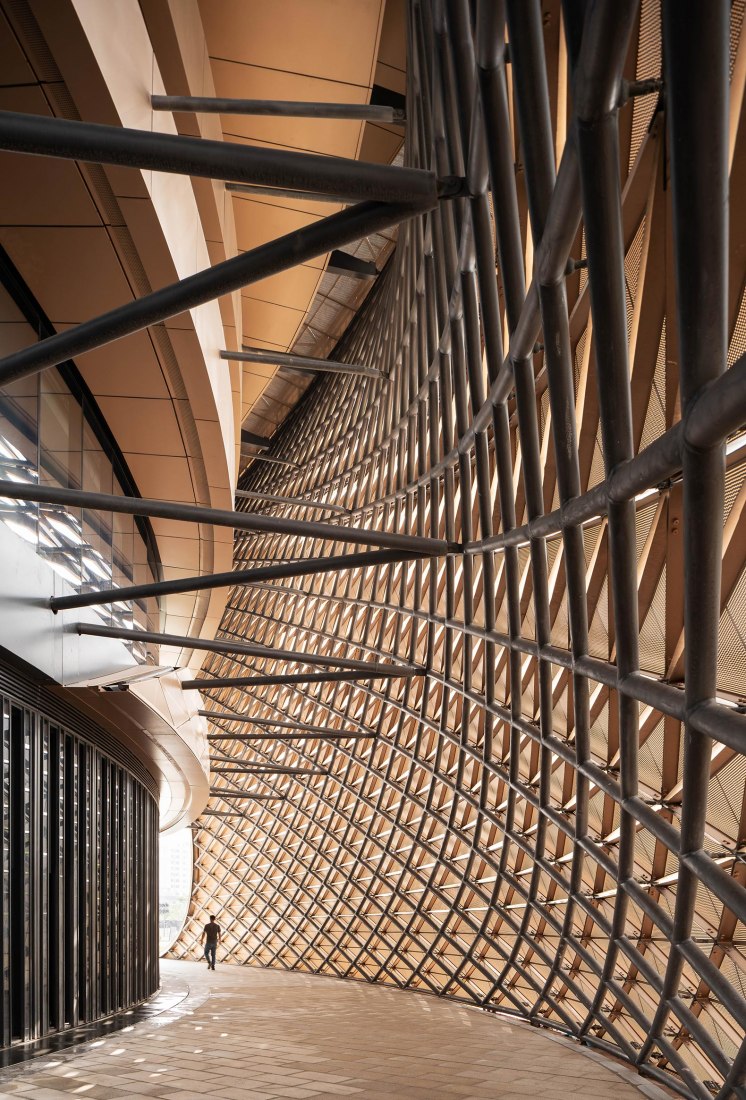 Infinitus Plaza by Zaha Hadid Architects. Photograph by Liang Xue
