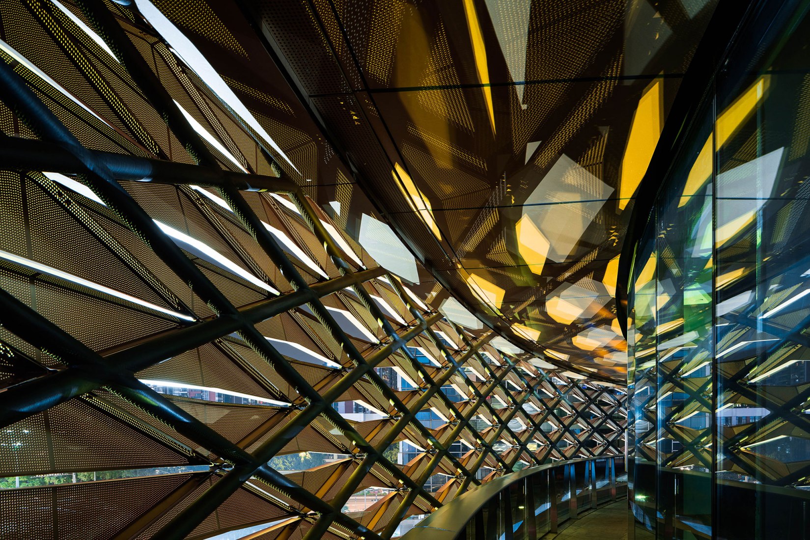 Infinitus Plaza by Zaha Hadid Architects. Photograph by Liang Xue