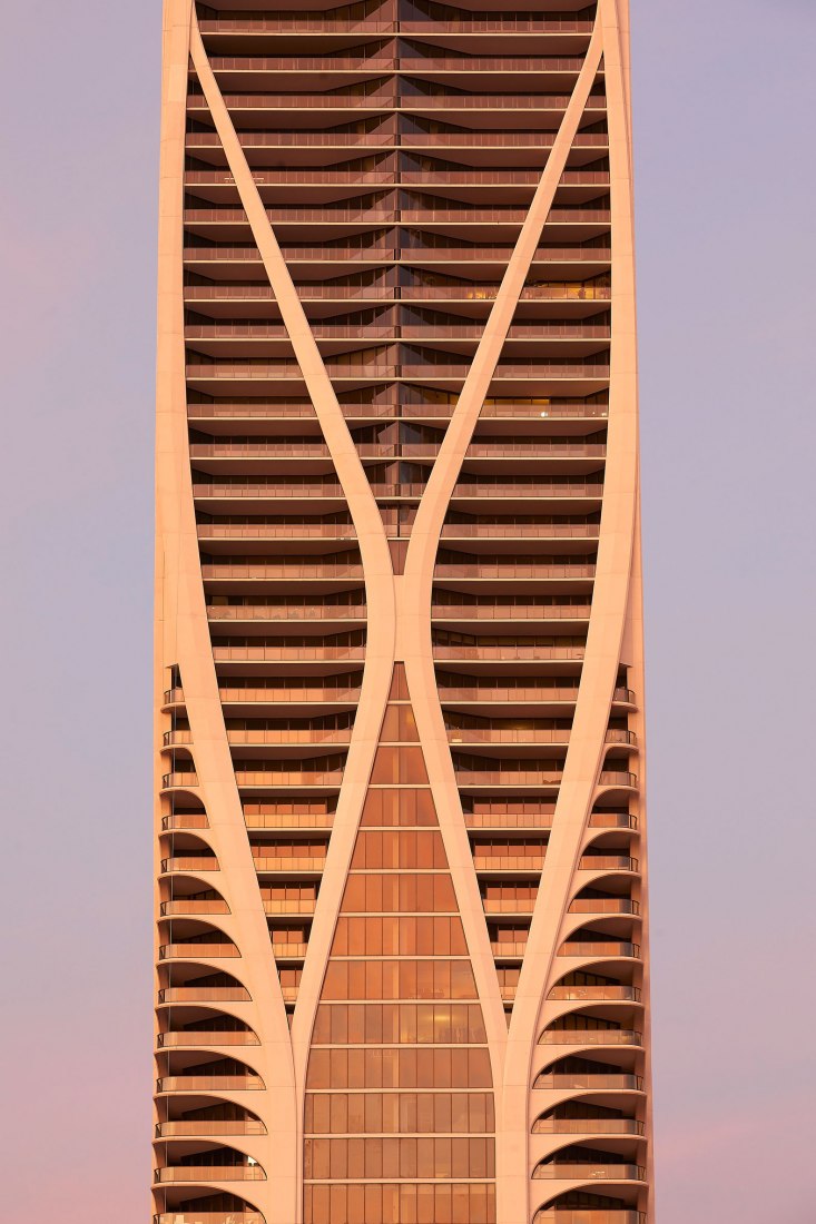 One Thousand Museum Residential Tower by Zaha Hadid Architects. Photograph by Hufton+Crow.