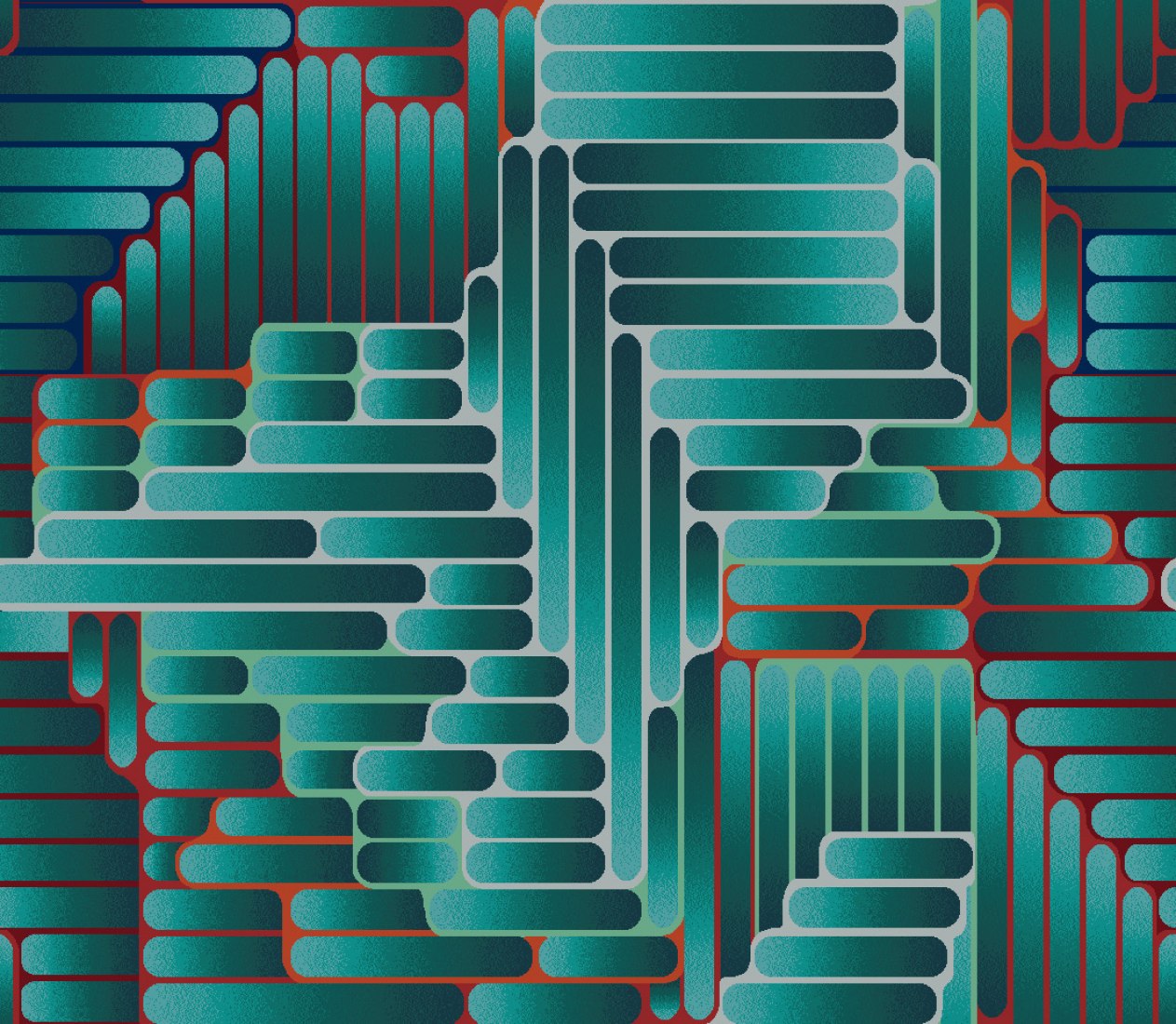 Visualización. Serie RE/Form Pixels por Zaha Hadid Design para Royal Thai 