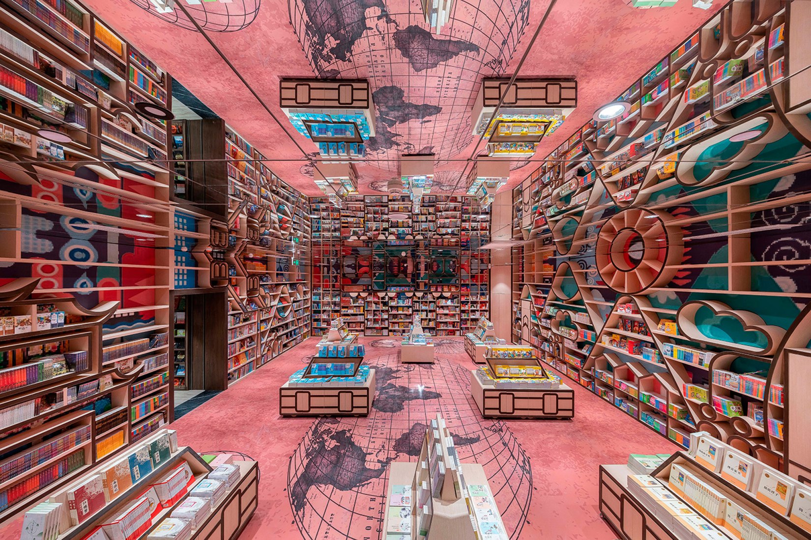 Sala de lectura para niños. Librería Zhongshuge por X+LIVING. Fotografía por Shao Feng.