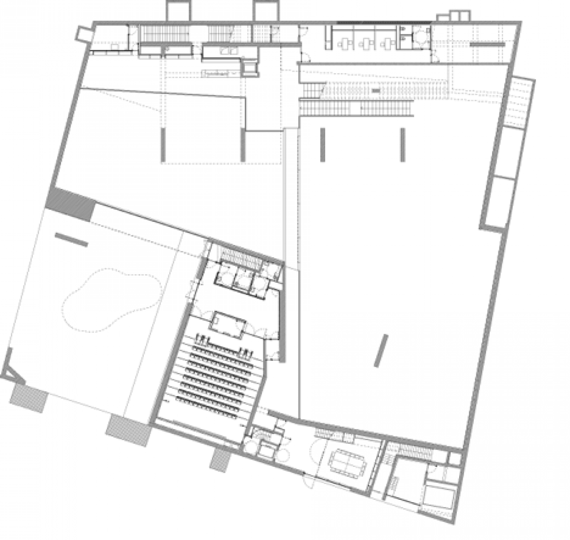 Auditorium level plan.