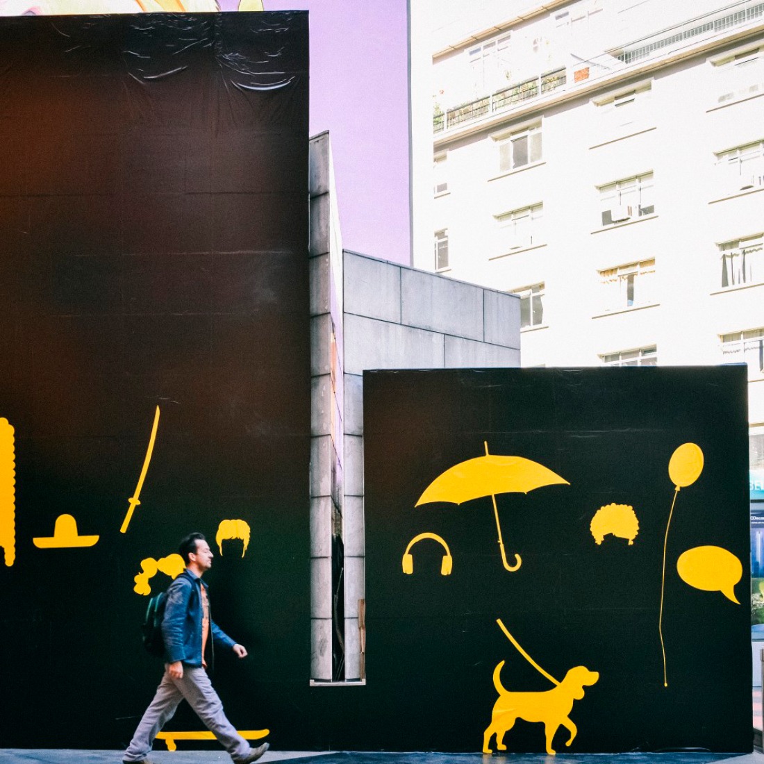 Muro selfie. Huellas Artes por 100architects. Fotografía © Ines Subtil. 