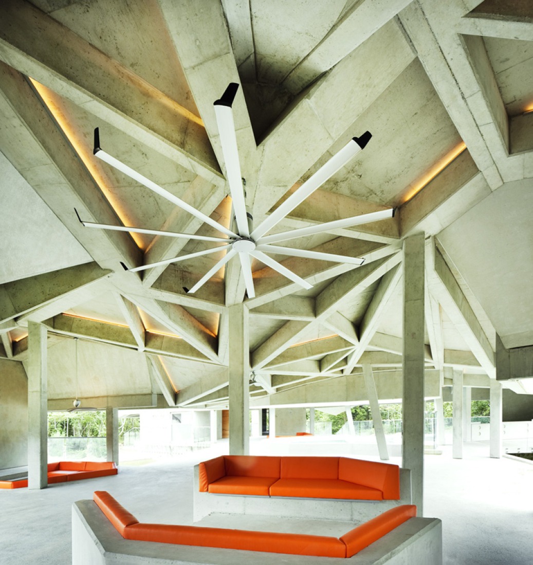 Vista interior, Stamp House por Charles Wright Architects. Fotografía © Patrick Bingham Hall.