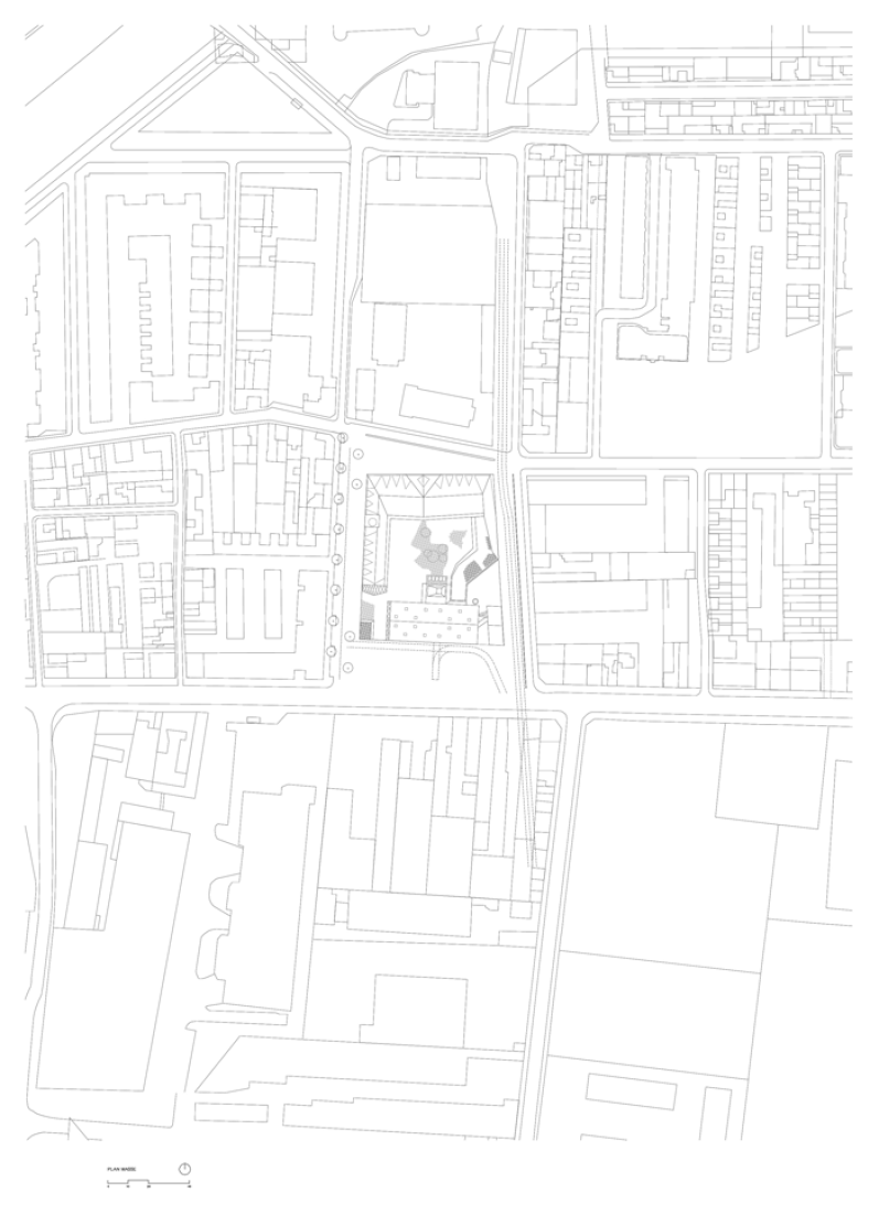 Site plan, Intermunicipal school complex by Vincent Parreira – AAVP Architecture. Courtesy of Metropolis Communication.