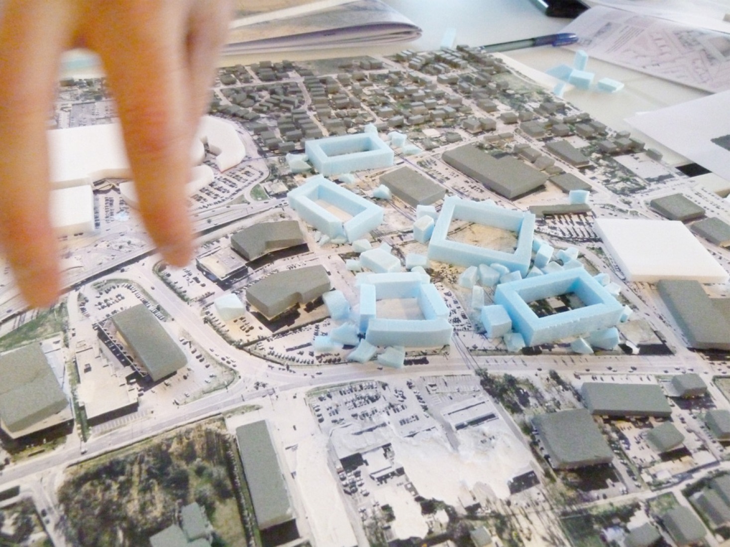 Merignac Soleil masterplan. Photograph courtesy of © OMA.