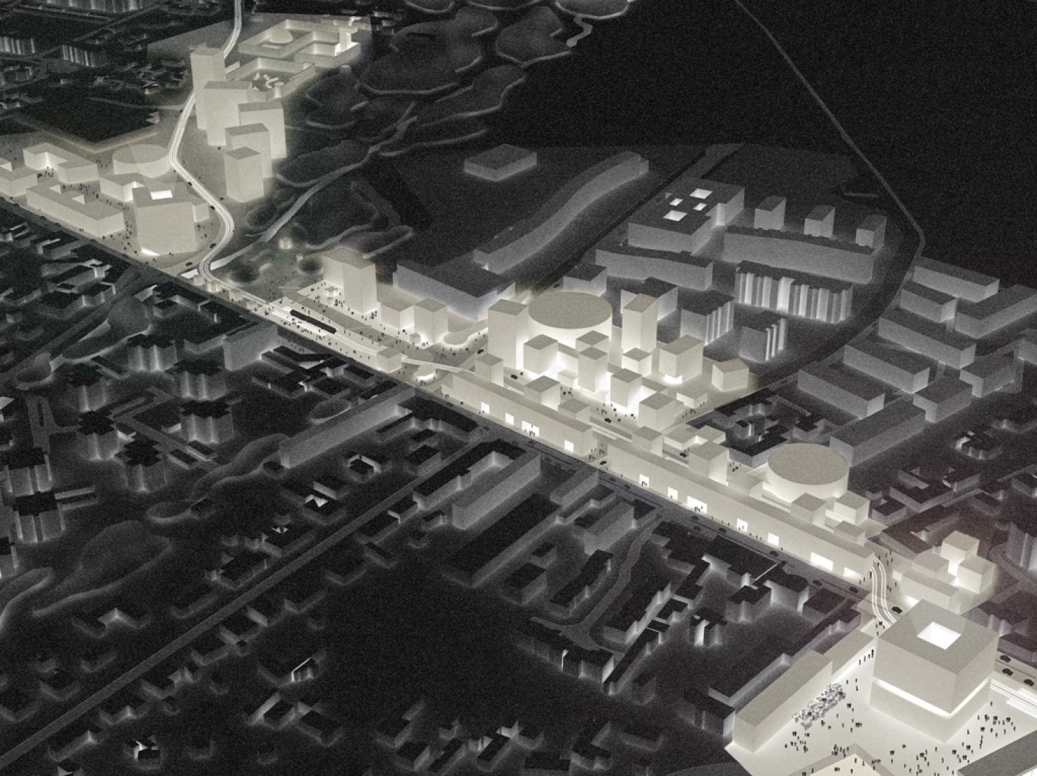 Begles Villenave: new order for the Route de Toulouse. Image courtesy of © OMA.