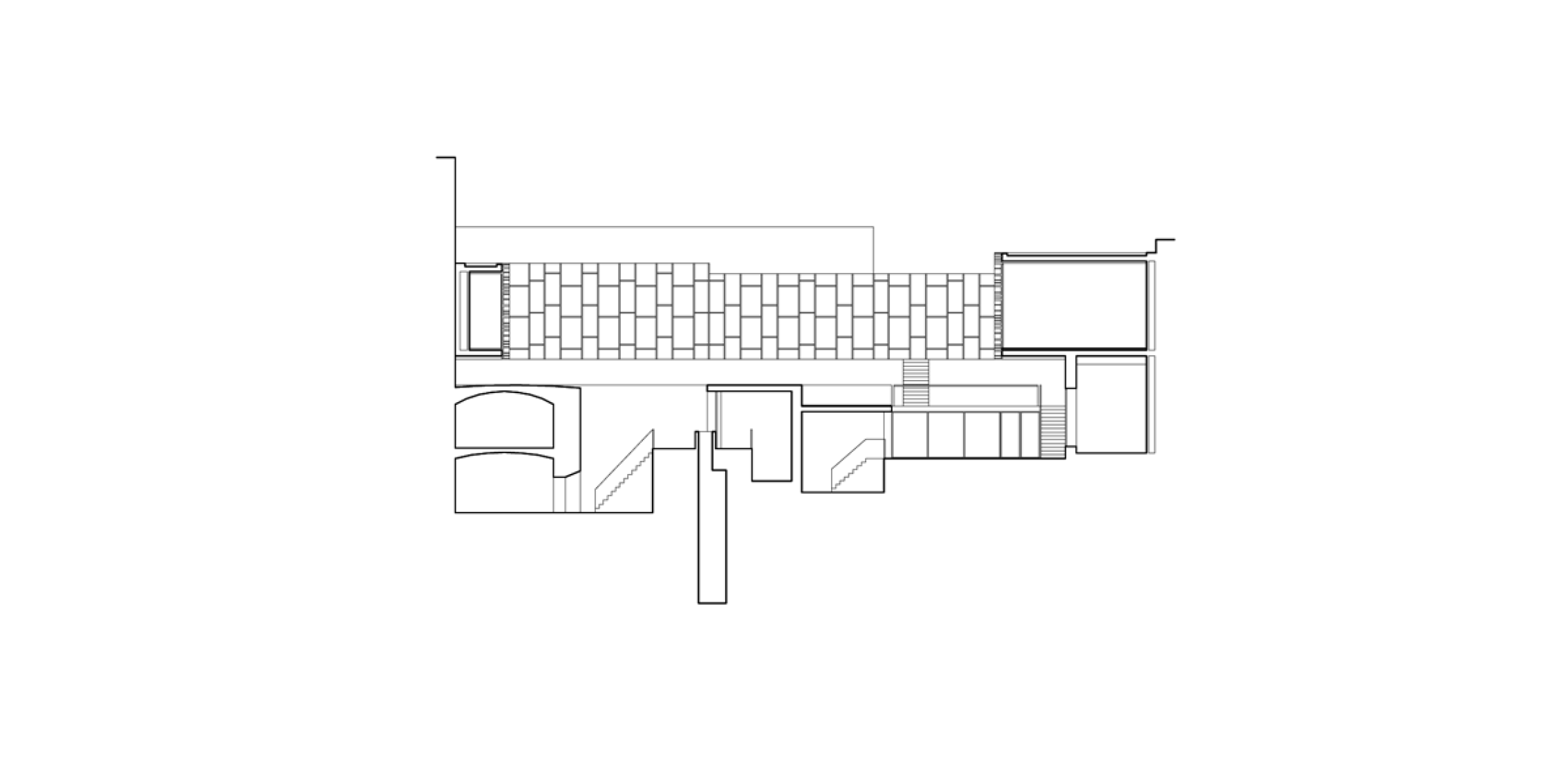 Sección transversal. Centro Cerámico de Triana por AF6 Arquitectos. Imagen © cortesía de AF6 Arquitectos.
