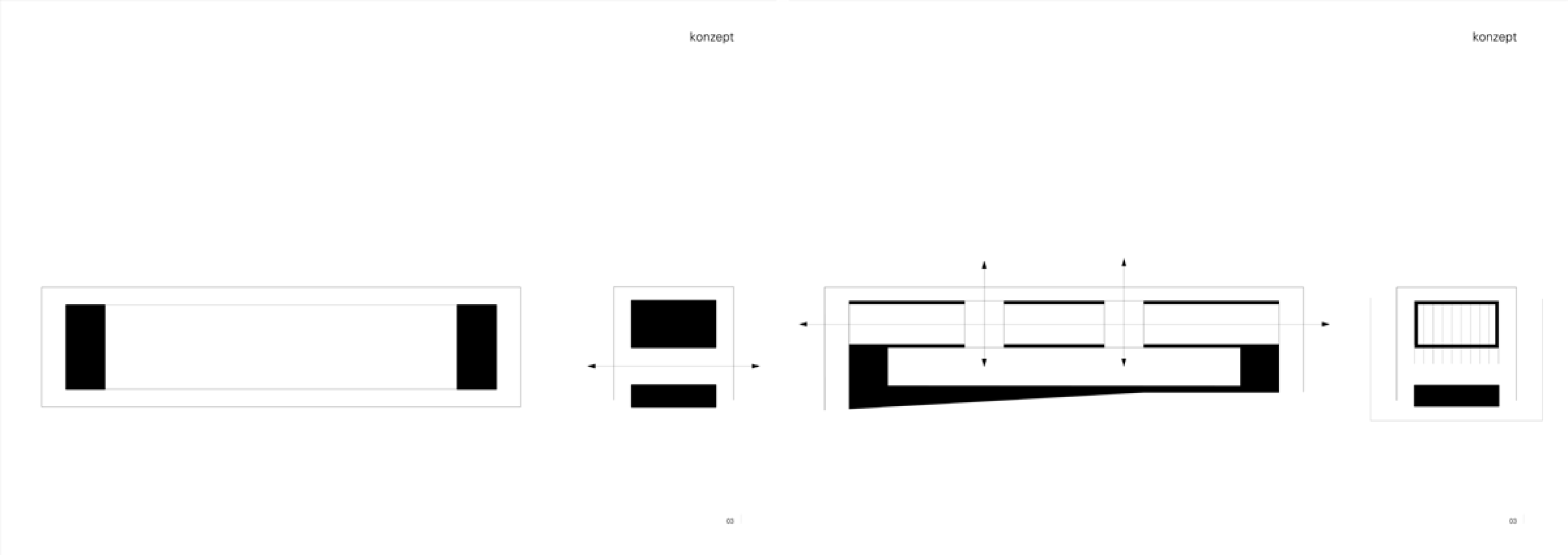 Esquema, Centro de Conocimientos Glastroesch por Becker Architekten.