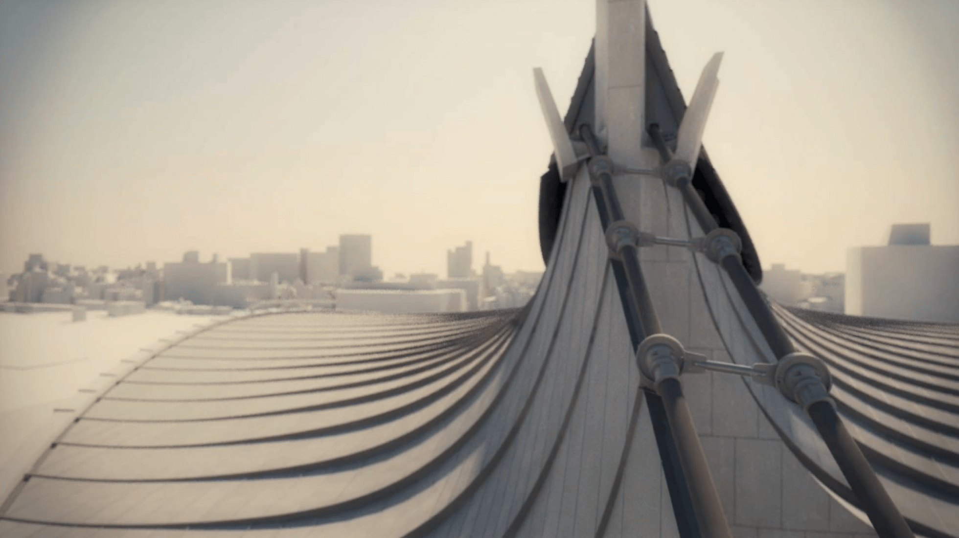 Imagen de la cubierta. Yoyogi Olympic Arena de Kenzo Tange.