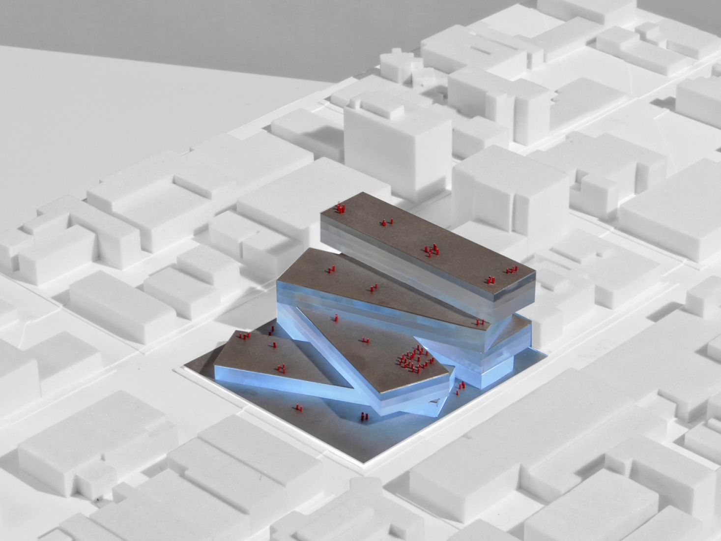 Maqueta, OMA en Santa Mónica. Imagen © OMA. 