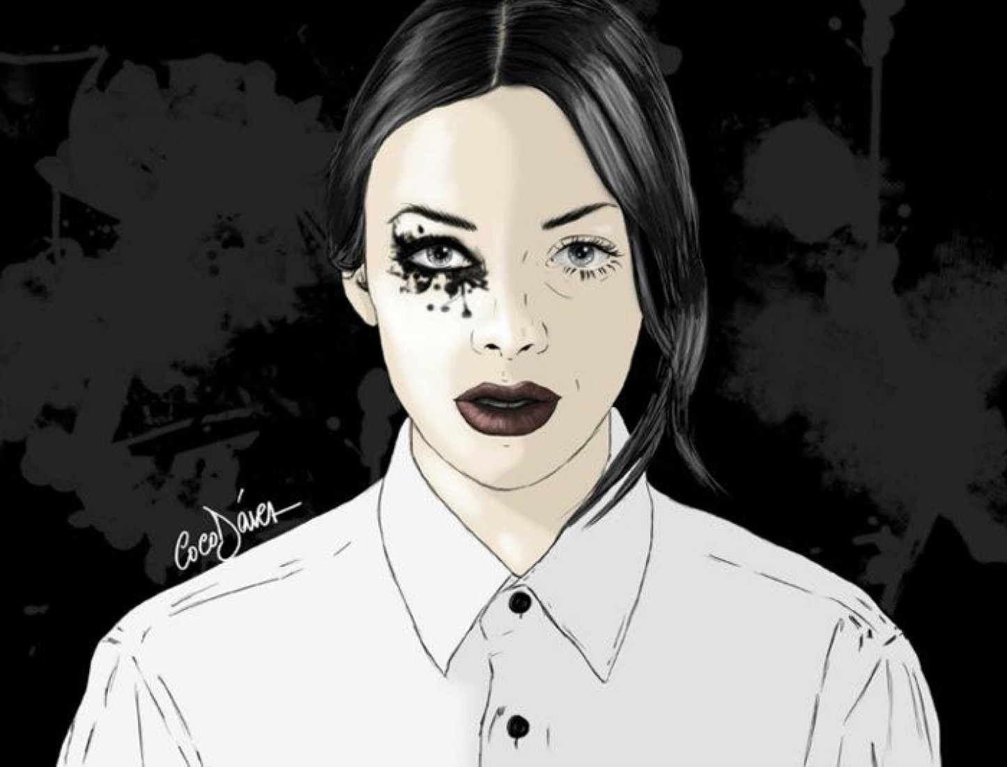Personaje. Ilustración © Coco Dávez. Cortesía de Coco Dávez. 