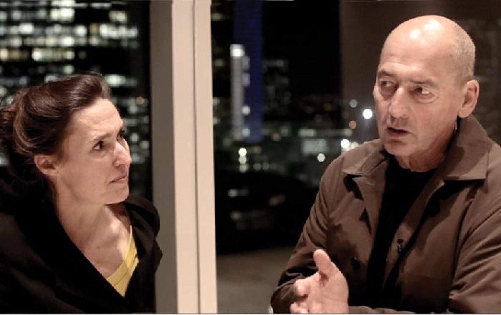 Ellen Van Loon and Rem Koolhaas.