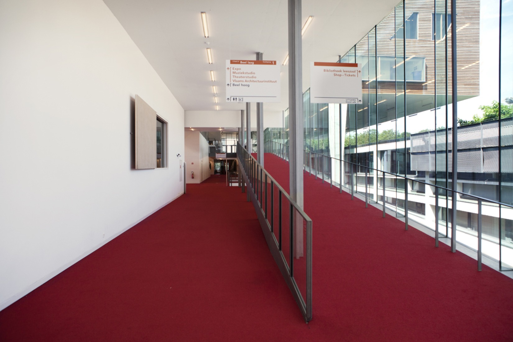 Interior view of deSingel International Arts Campus by Stéphane Beel Architects bvba. Photography © Luca Beel. Courtesy of SBA.