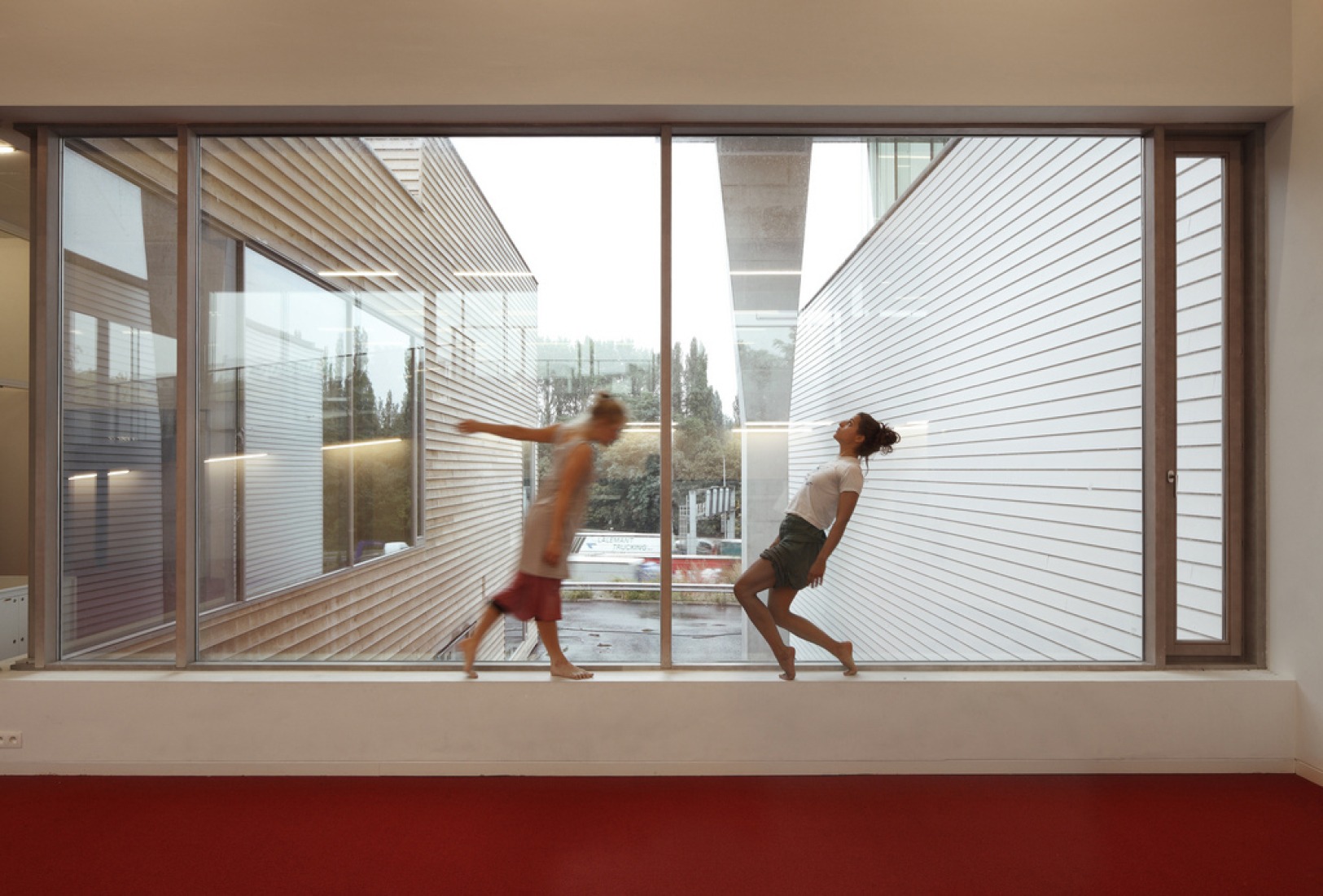 Interior view of deSingel International Arts Campus by Stéphane Beel Architects. Photography © Stijn Bollaert. Courtesy of deSingel.