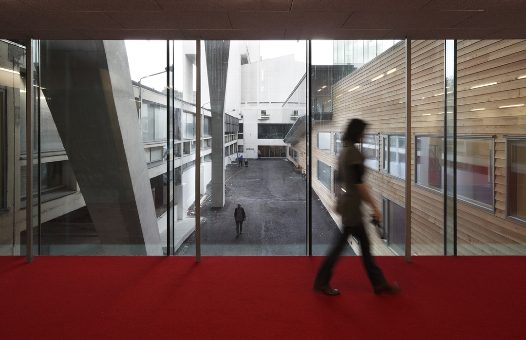 Interior view of deSingel International Arts Campus by Stéphane Beel Architects. Photography © Stijn Bollaert. Courtesy of deSingel.