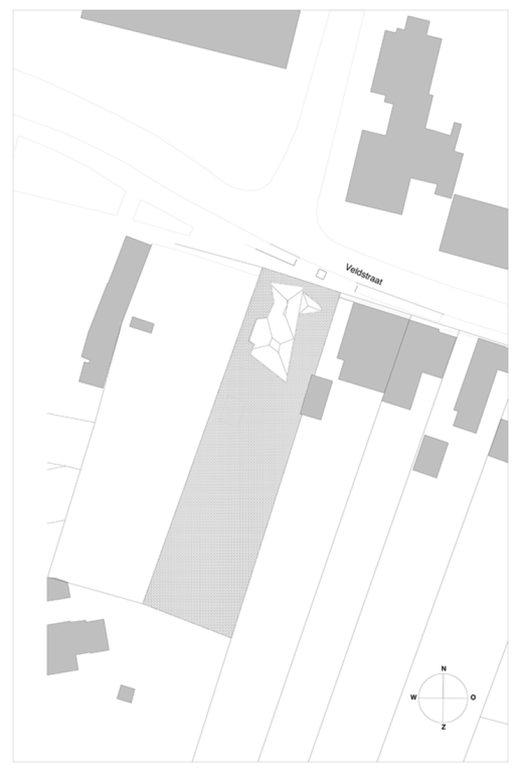Site plan © Wiel Arets Architects.