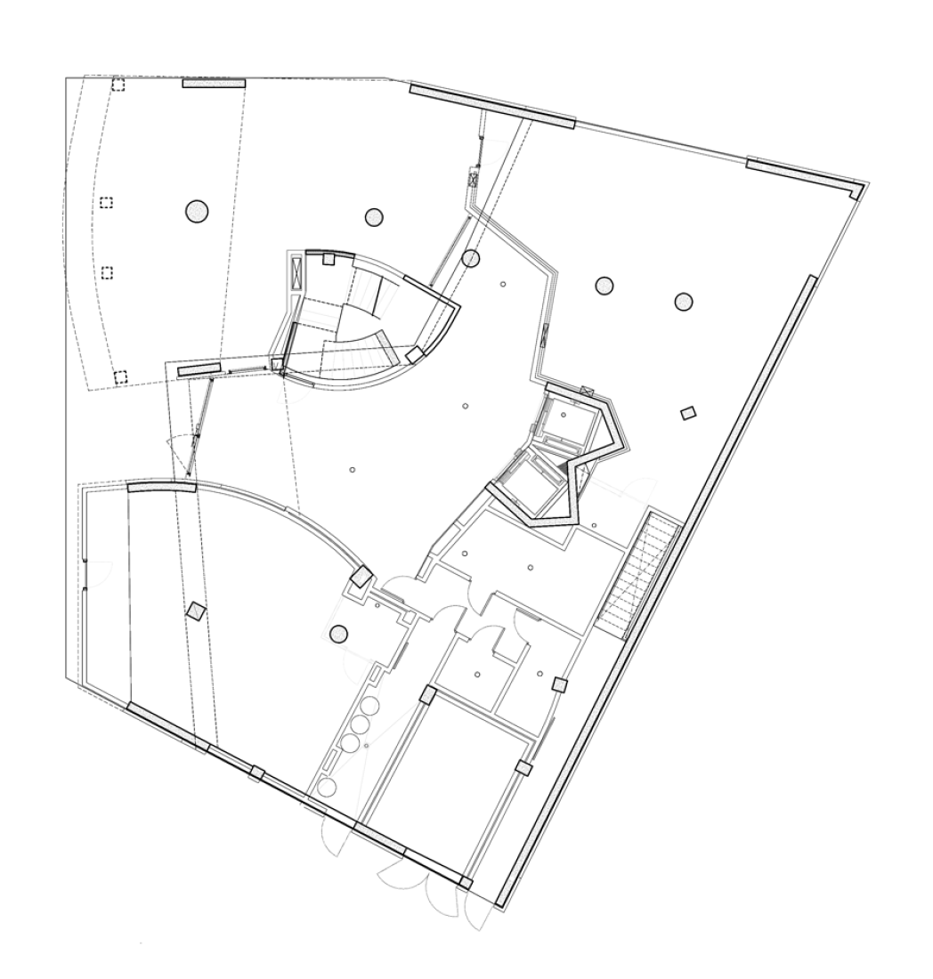 Ground floor, Collective housing in Torre Baró by Josep Miàs.
