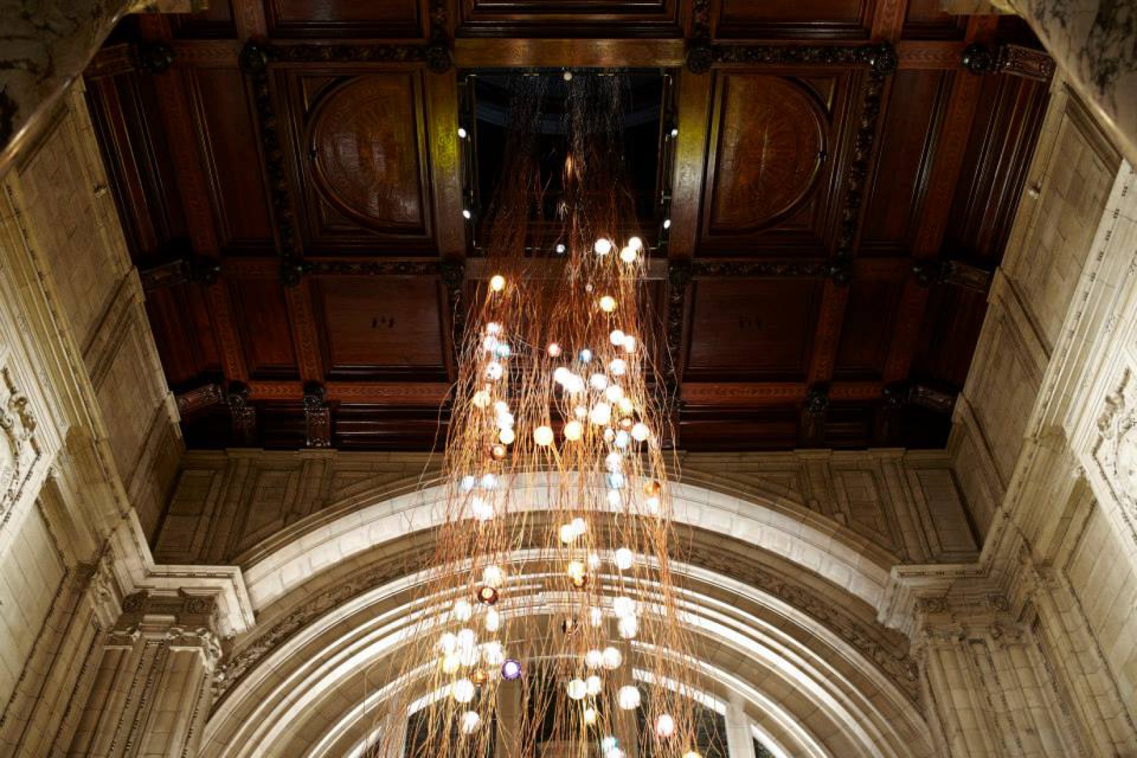 View from the hall. 23.280, by Omer Arbel. London Design Festival 2013. Courtesy of Omer Arbel.