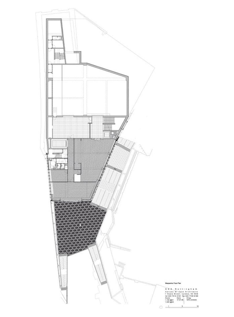 Plano de sotano © Caruso St John Architects.