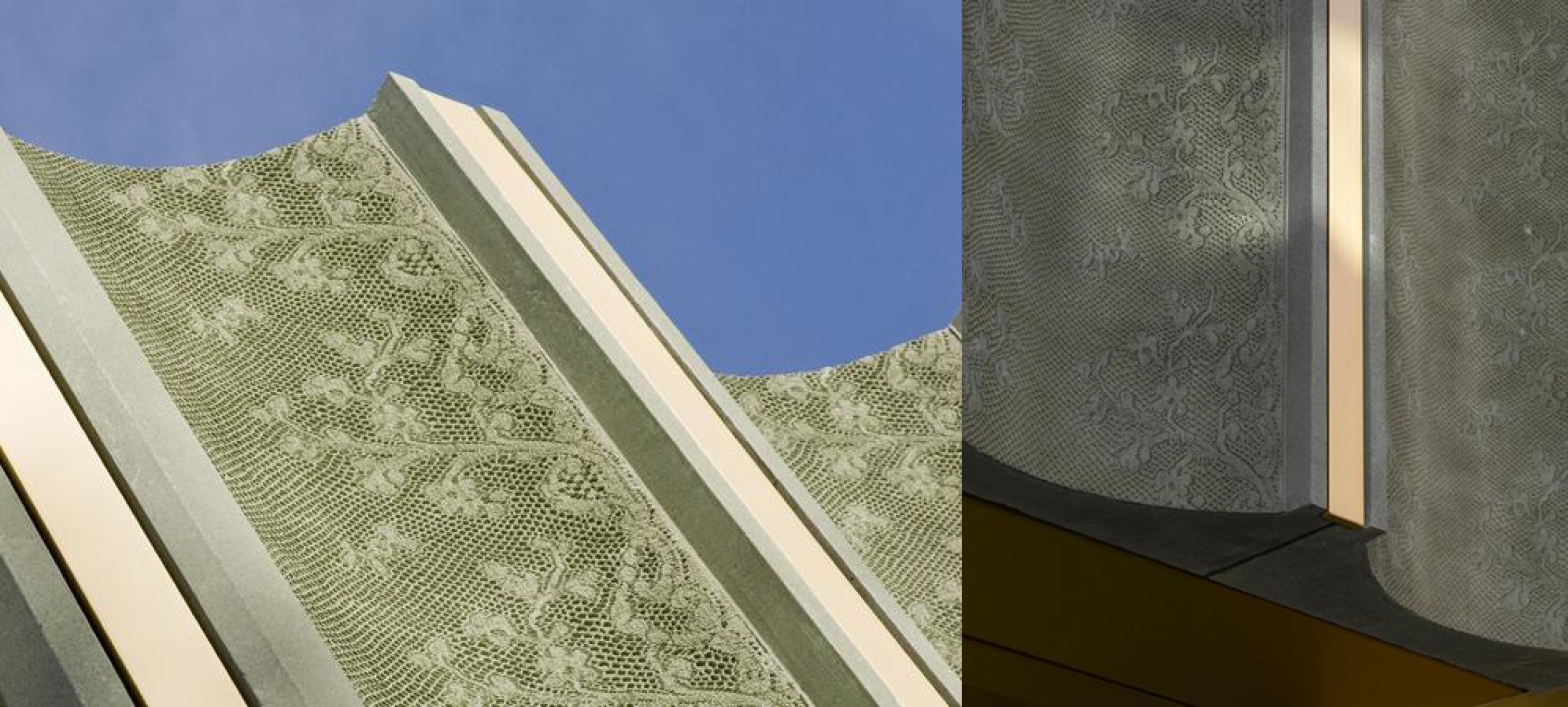 Detalles de elementos prefabricados de hormigón. Fachadas © Caruso St John Architects. 