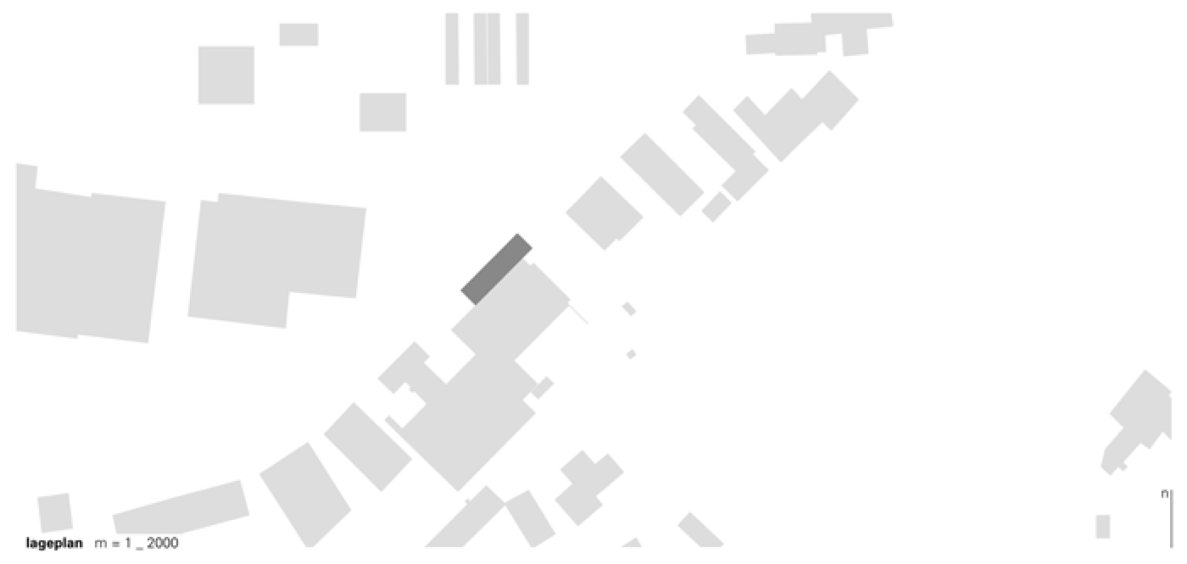 Plano de situación, Centro de Conocimientos Glastroesch por Becker Architekten.
