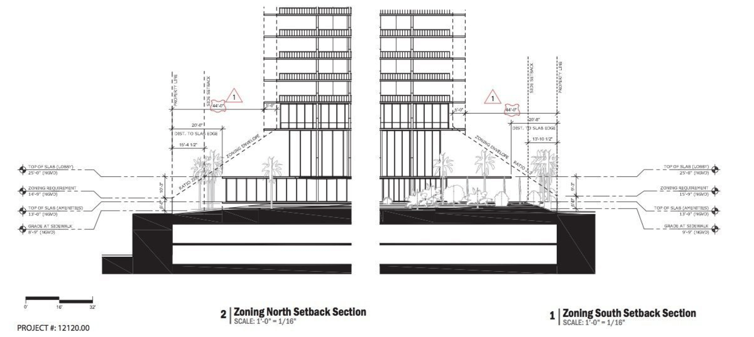 Detail sections. Jade Signature Tower by Herzog & de Meuron. Image © Jade Signature.